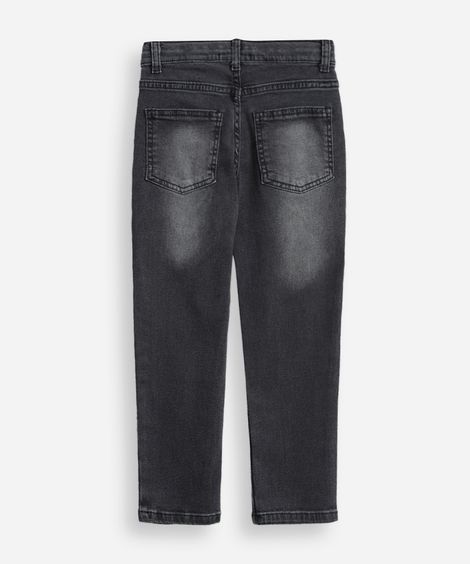 calça skinny infantil jeans preta