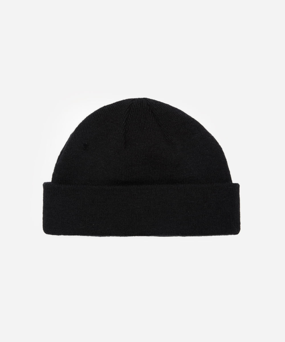 gorro unissex canelado antonio frajado preto
