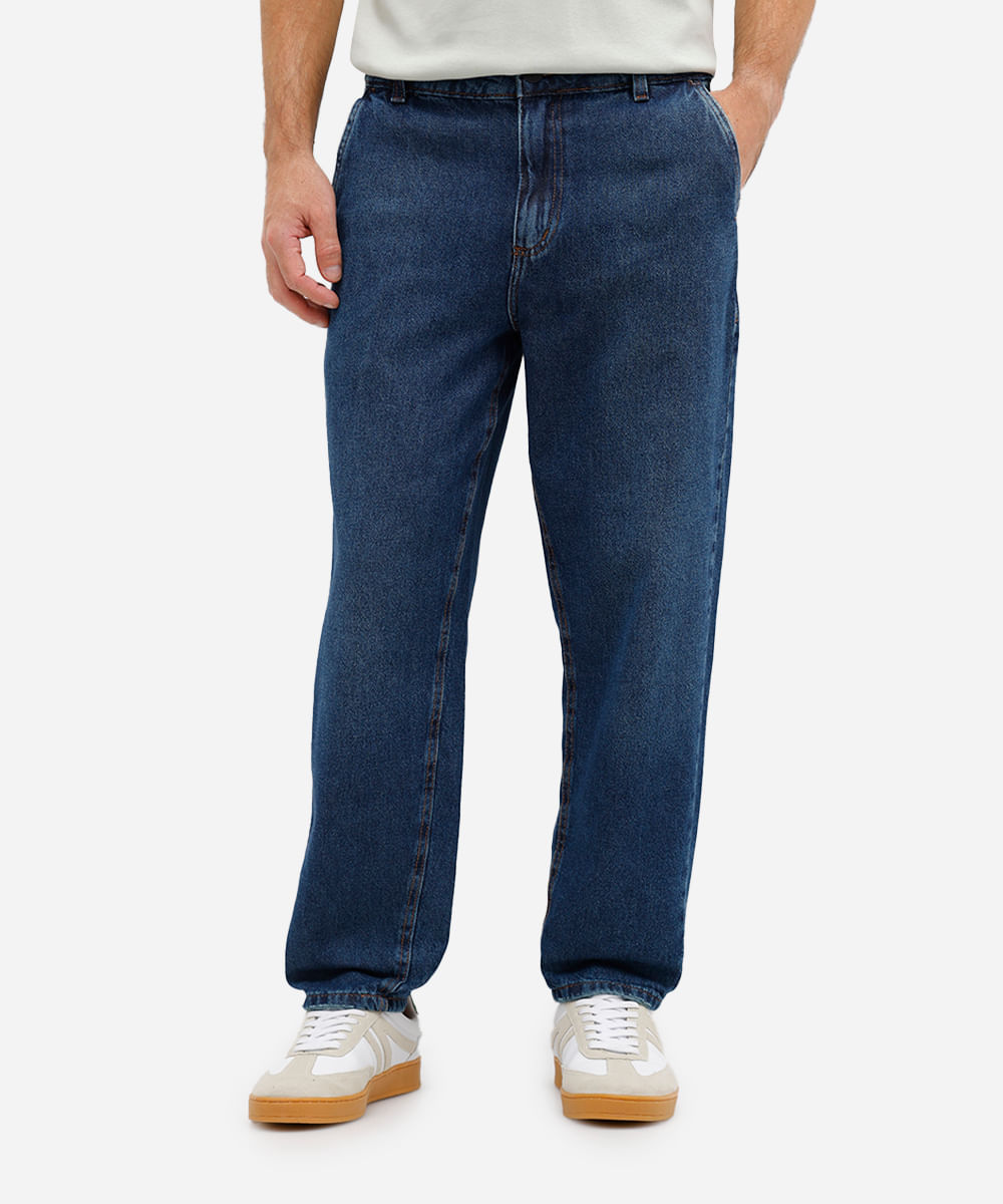 calça masculina jeans azul