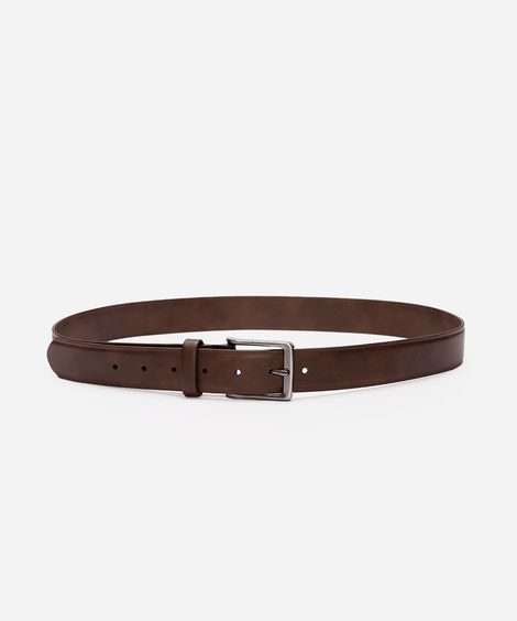 cinto masculino envelhecido marrom