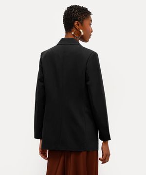 blazer feminino de alfaiataria preto