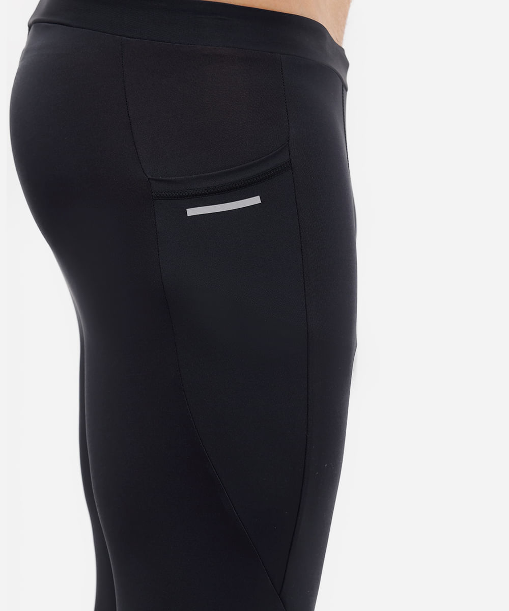 calça legging masculina com bolsos preta