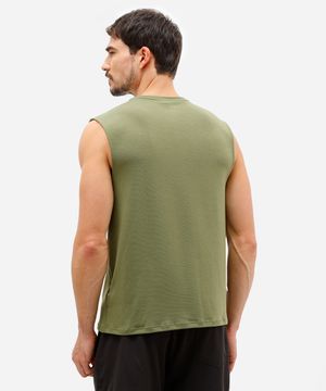 regata machão esportiva ace estampada verde
