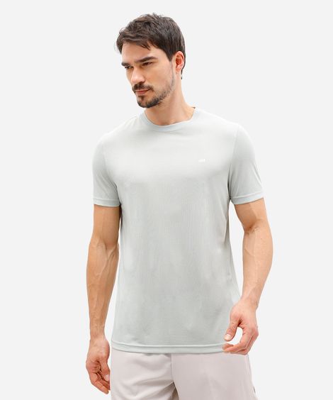 camiseta masculina esportiva verde