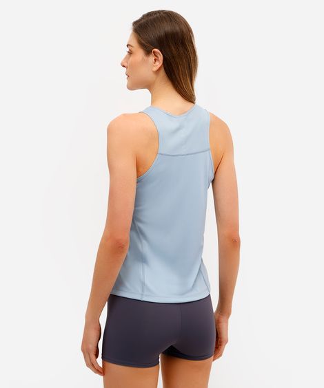 regata feminina com recortes cea sports azul