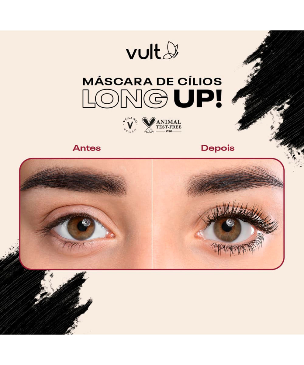 máscara de cílios vult long up 10g preta