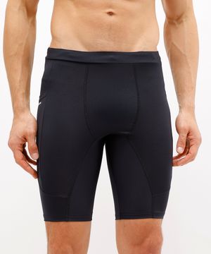 bermuda masculina de compressão esportiva ace preta