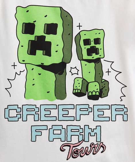 pijama curto infantil de algodão minecraft cinza