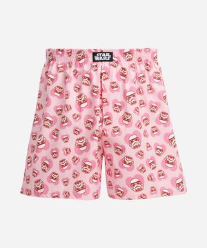 samba canção masculina de algodão star wars rosa