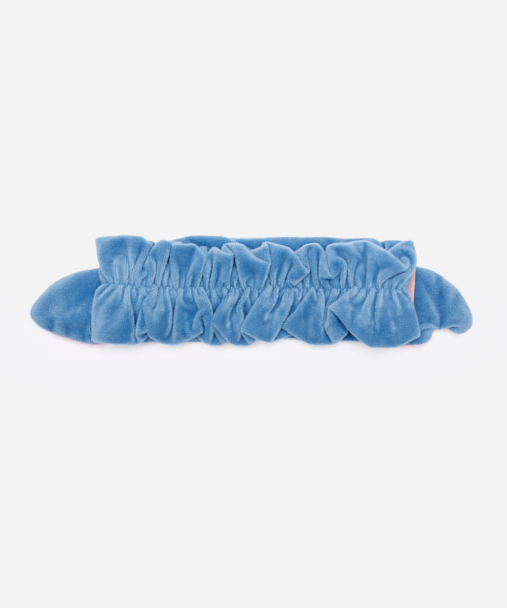 faixa de skincare stitch azul