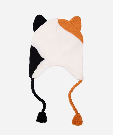 gorro infantil gatinho colorido