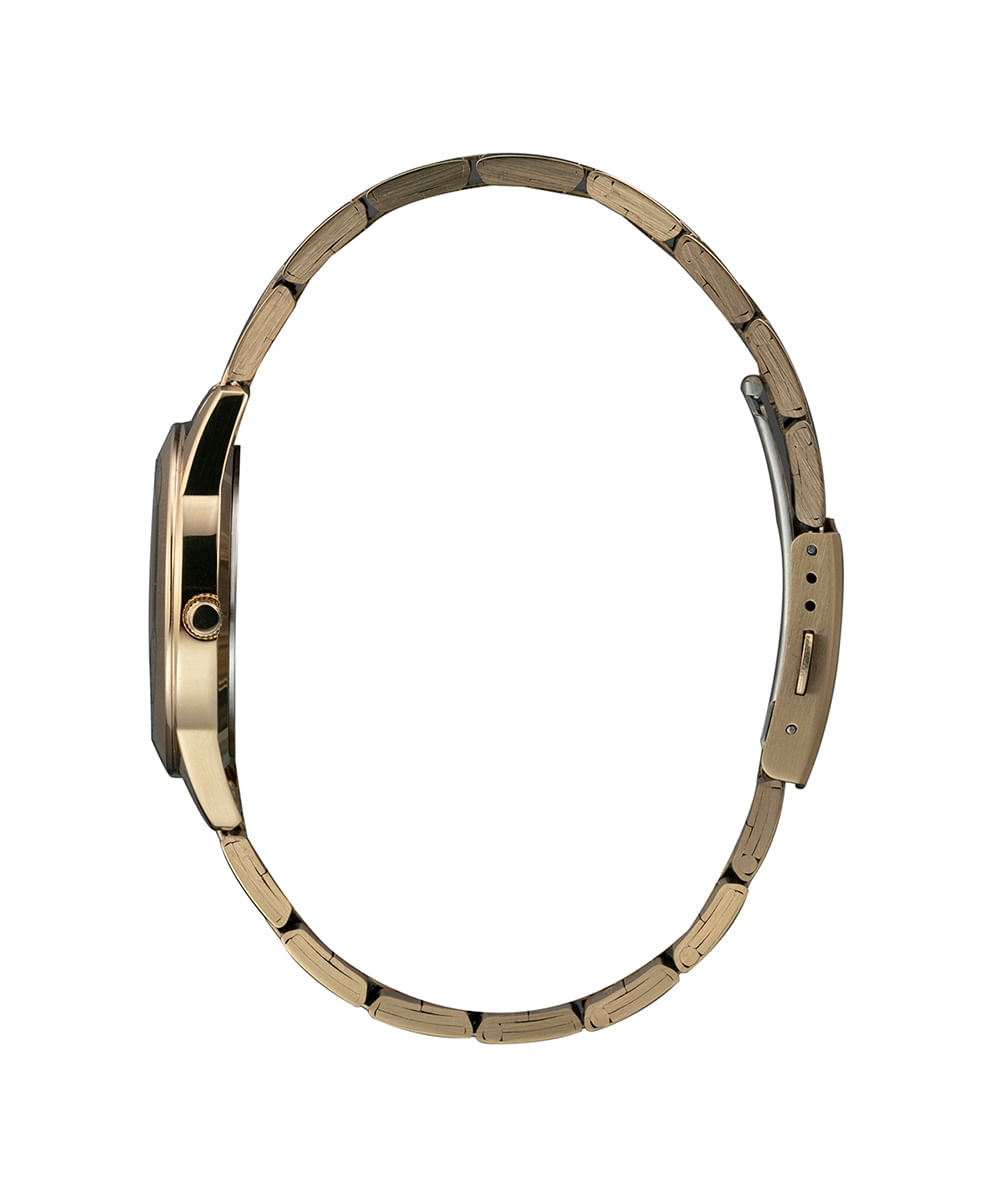 kit relógio feminino lince lrg4744l34k01tb2kx analógico dourado