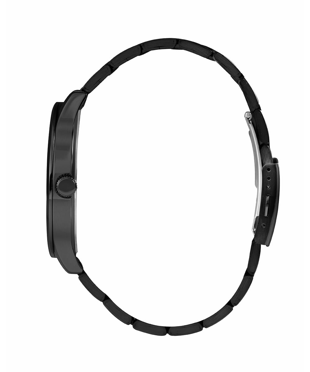 relógio masculino lince mrn4692l p2px analógico calendário preto