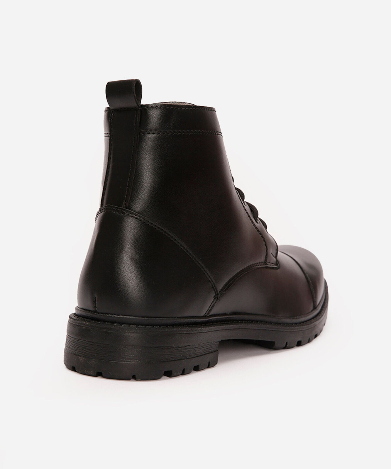 bota coturno com cadarço oneself preto
