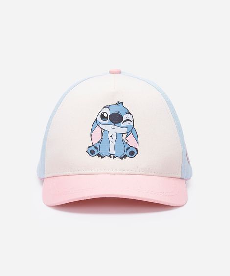boné aba curva infantil stitch colorido