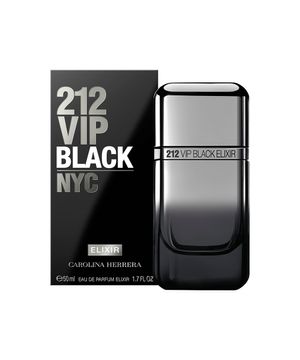 perfume masculino carolina herrera 212 vip black elixir eau de parfum elixir 50ml