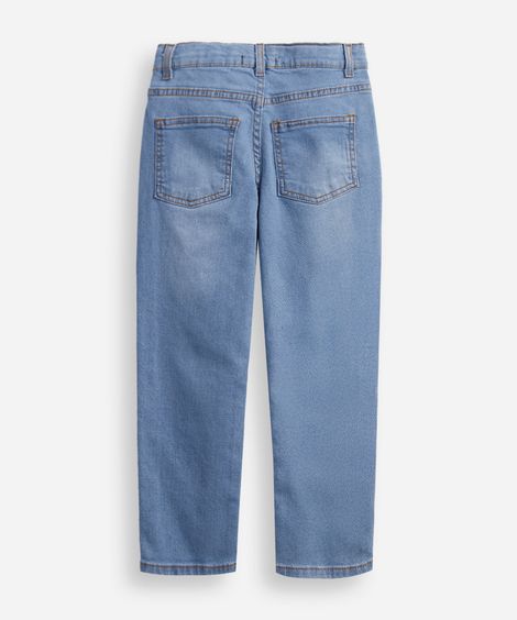calça skinny infantil jeans azul