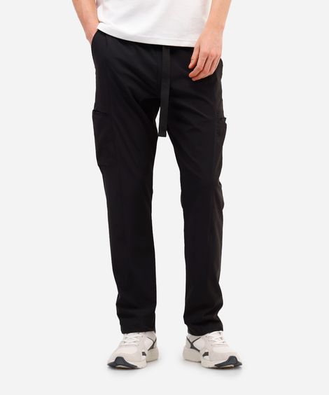 calça jogger masculina texturizada preta