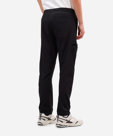 calça jogger masculina texturizada preta