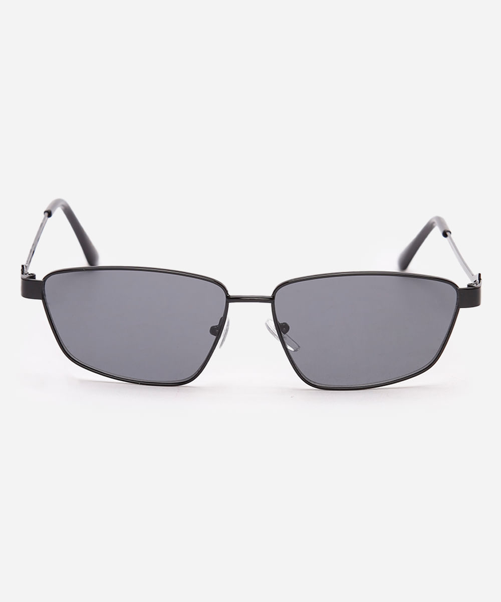 óculos de sol quadrado mindset preto