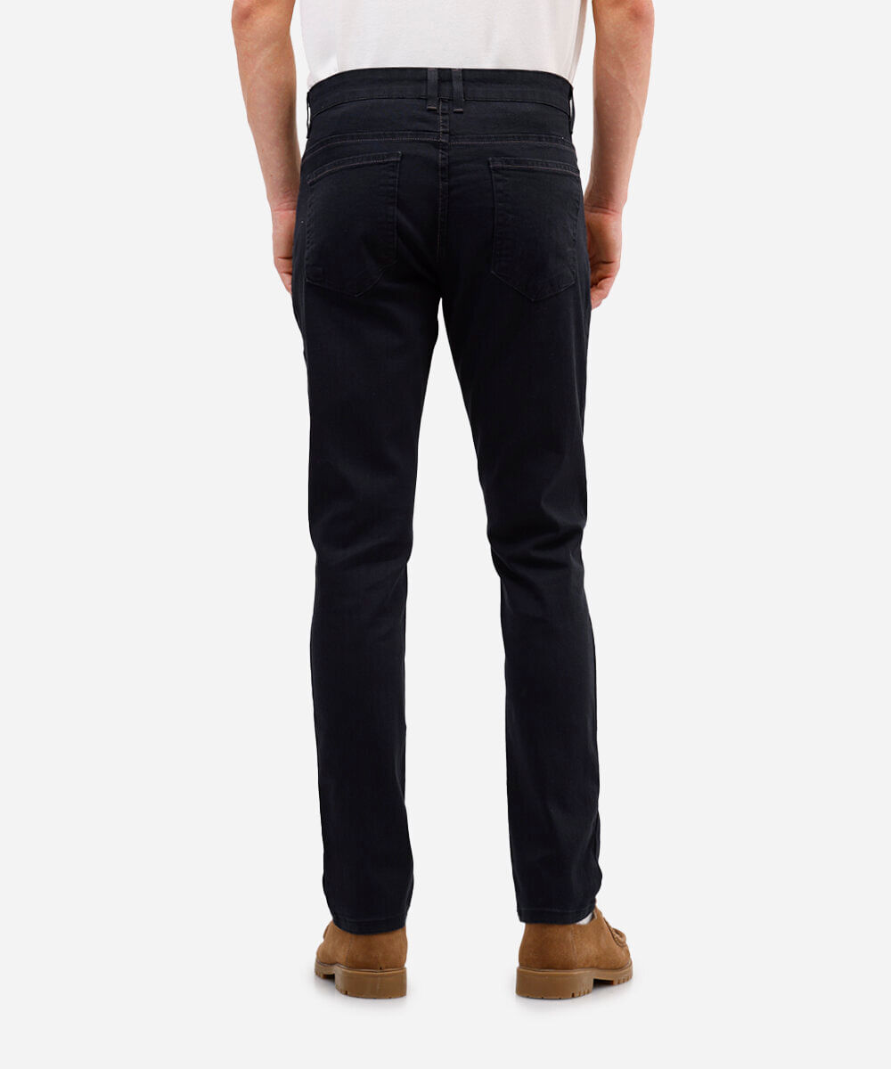 calça slim jeans  preto - black jeans