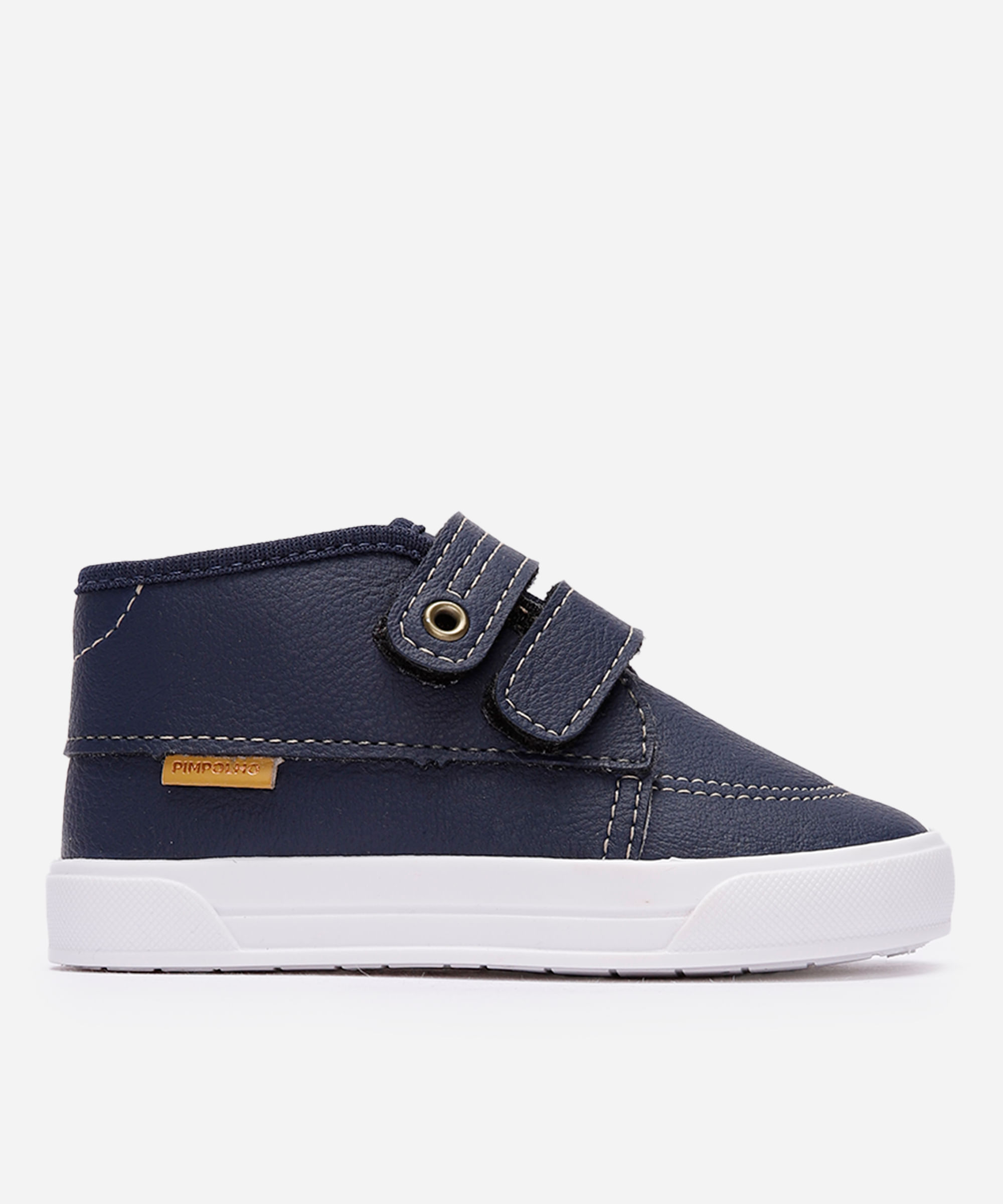 tênis cano alto velcro pimpolho azul