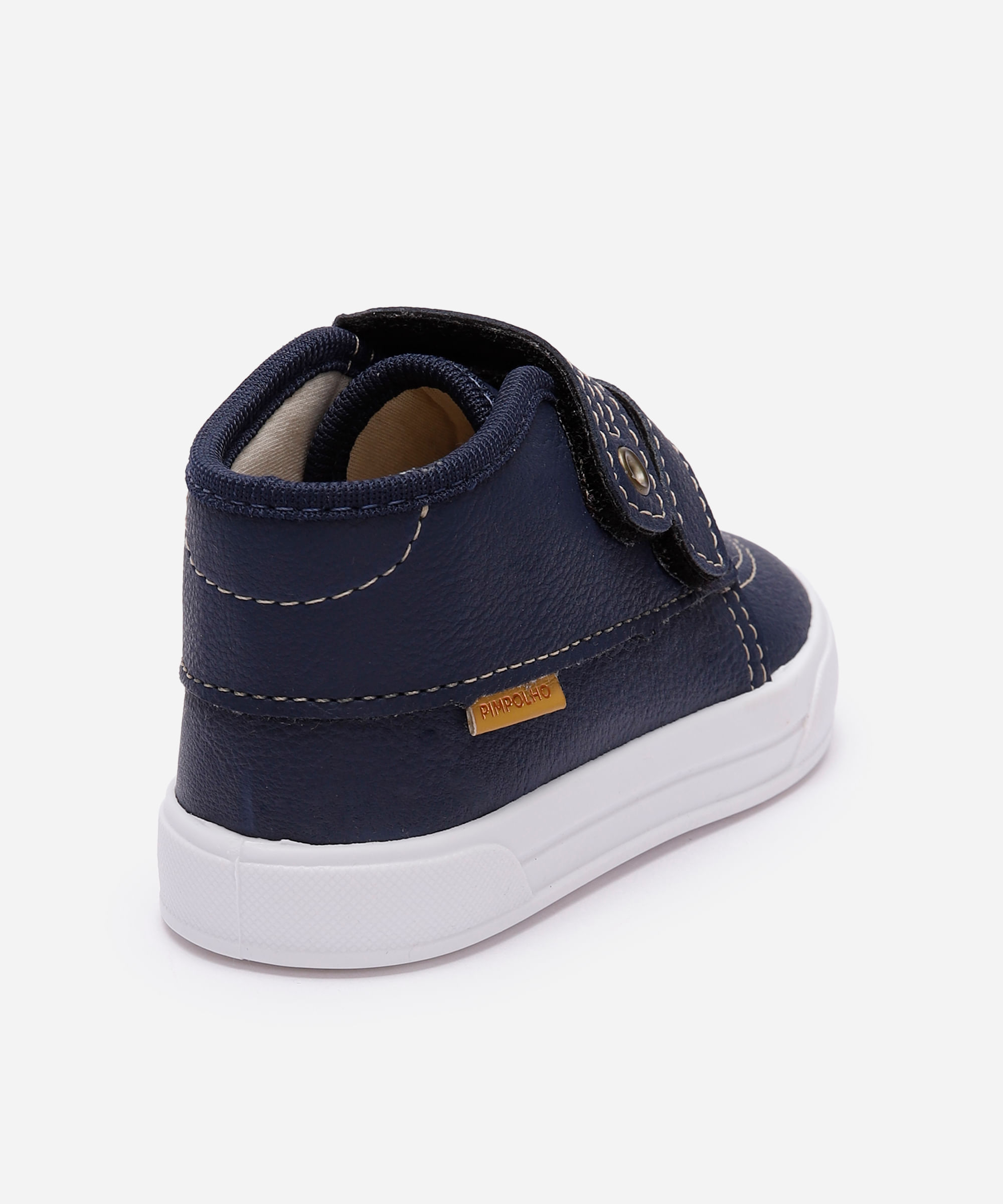 tênis cano alto velcro pimpolho azul