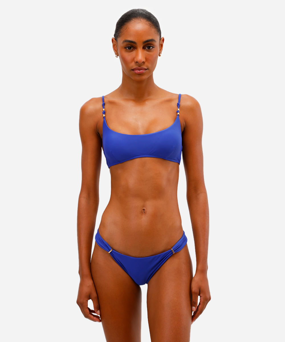 biquíni calcinha tanga azul