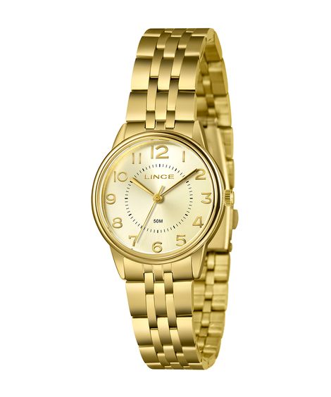 kit relógio feminino lince lrgm027l32 c2kx pj analógico dourado