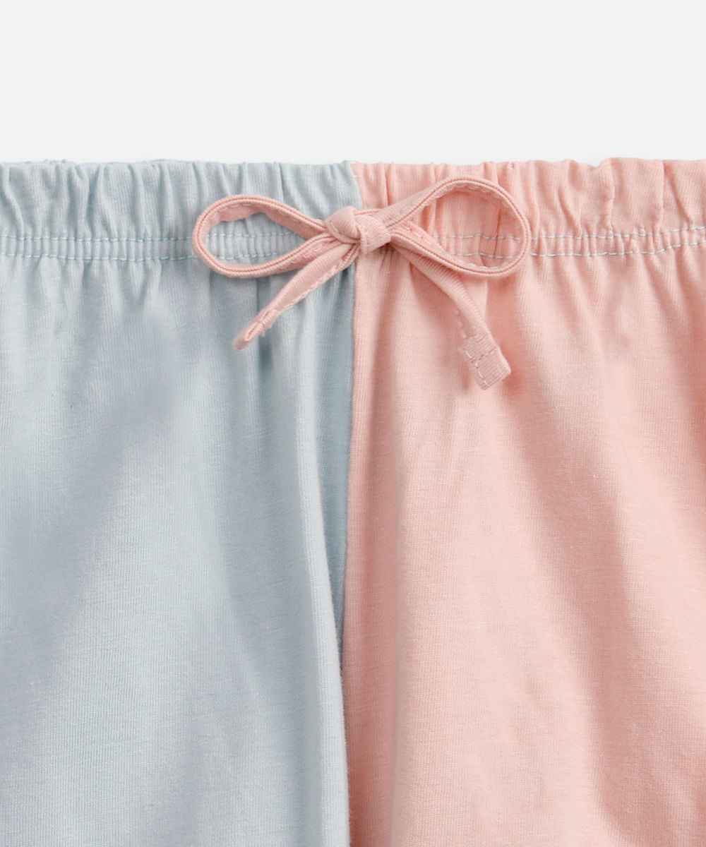 pijama curto infantil hello kitty e amigos colorido