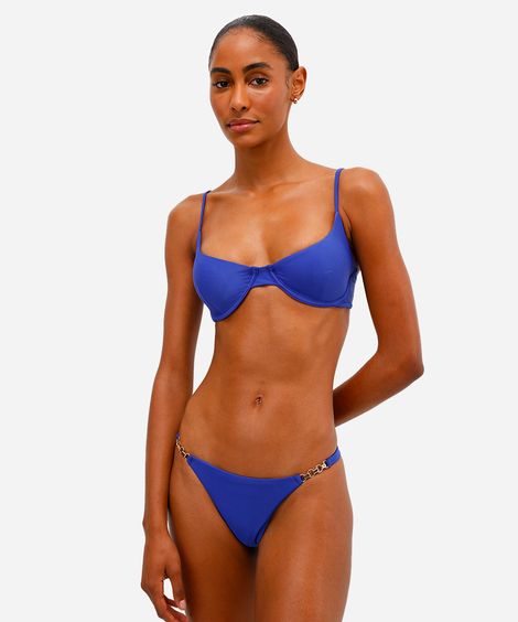 biquíni calcinha fio dental com proteção uv azul