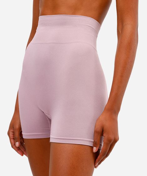 bermuda feminina sem costura lilás