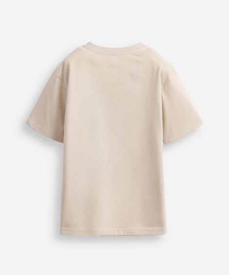 camiseta capivara skate bege