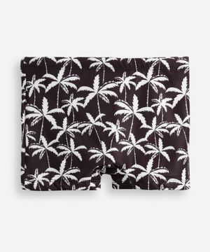 sunga infantil boxer coqueiro preta