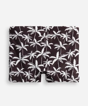 sunga infantil boxer coqueiro preta