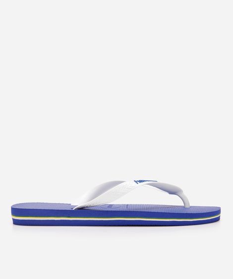 chinelo havaianas masculino brasil azul