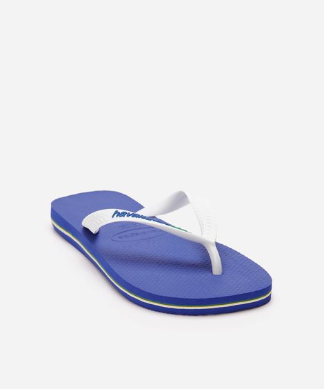 chinelo havaianas masculino brasil azul