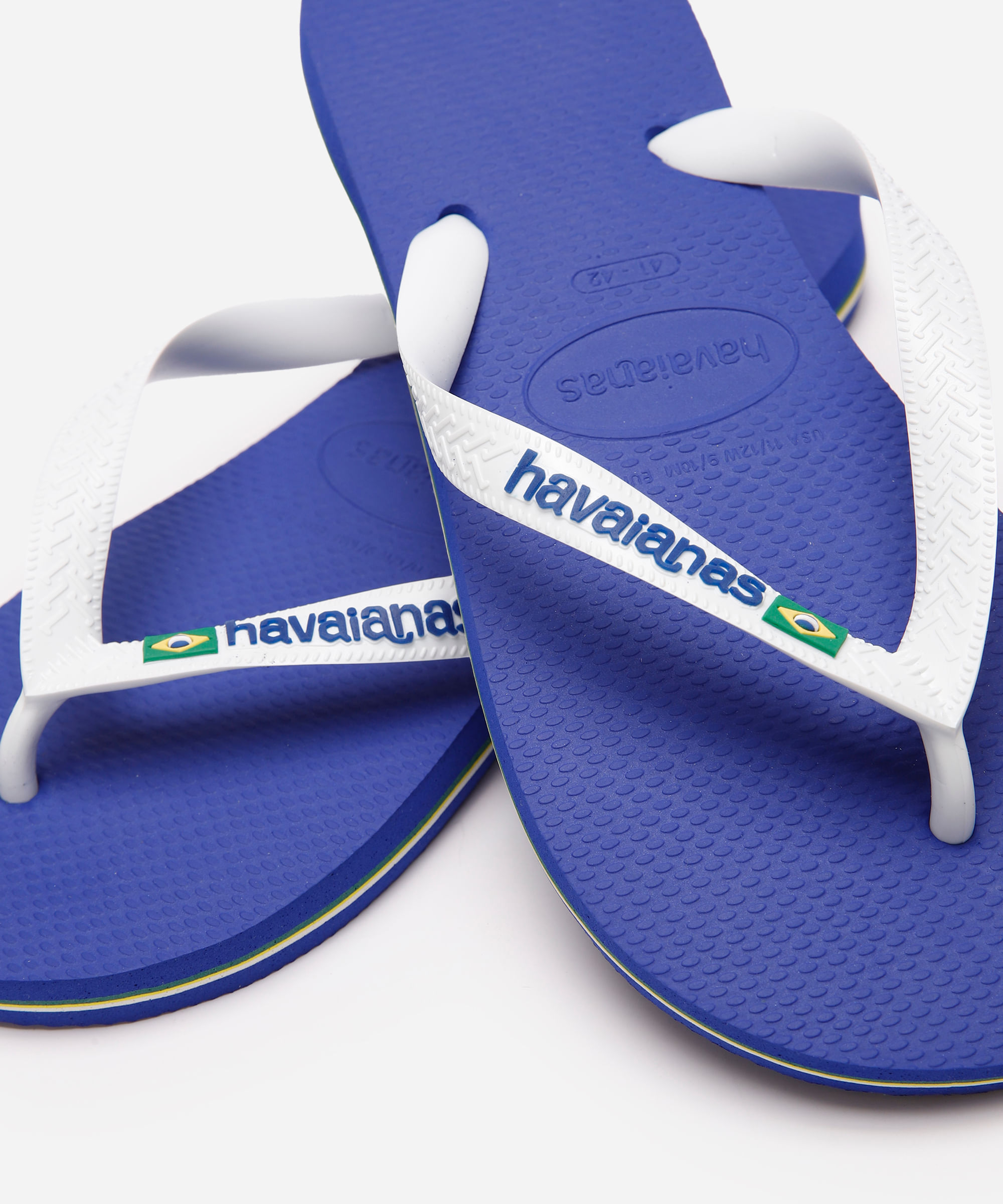 chinelo havaianas masculino brasil azul