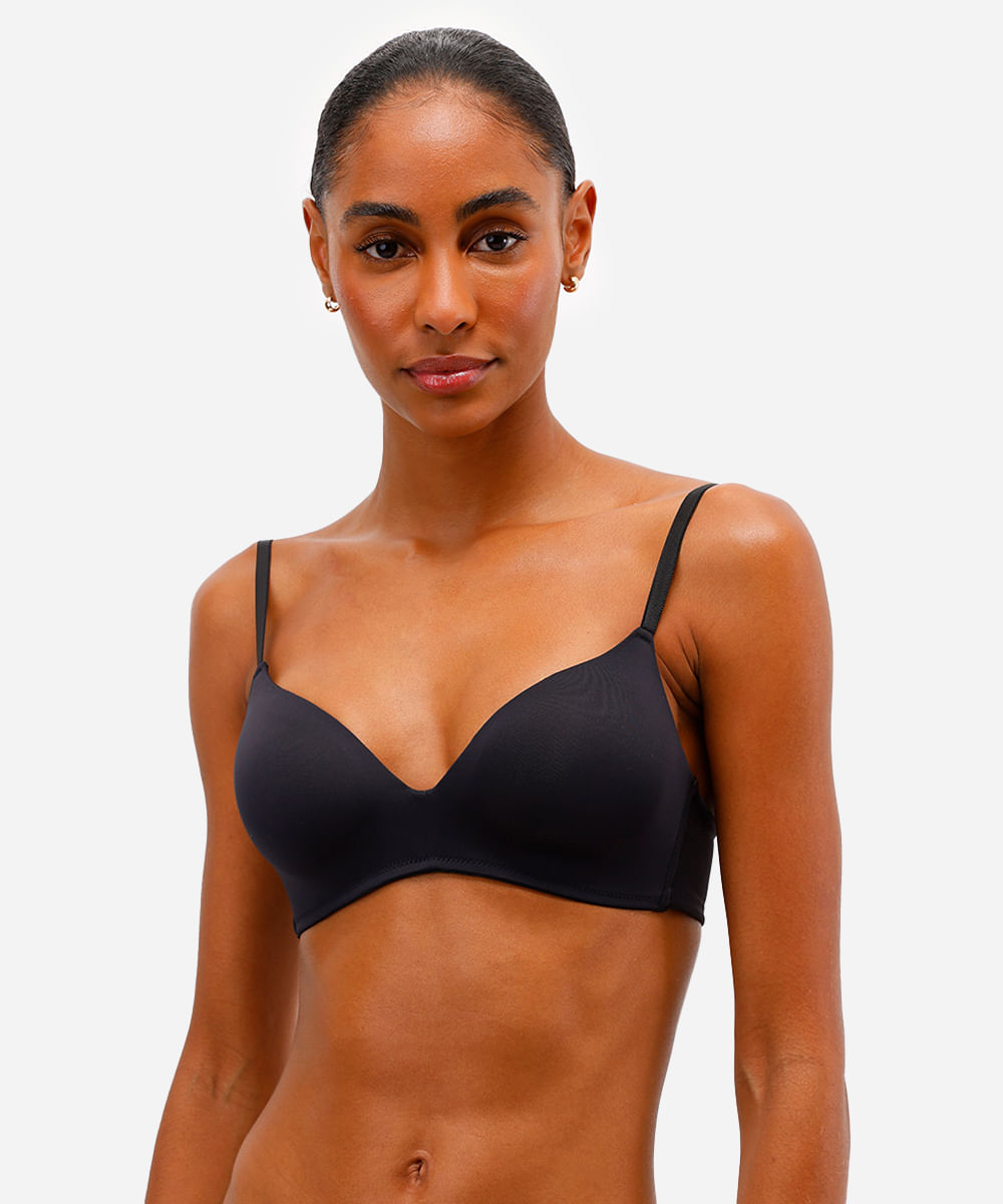 kit de 2 sutiãs meia taça colorido