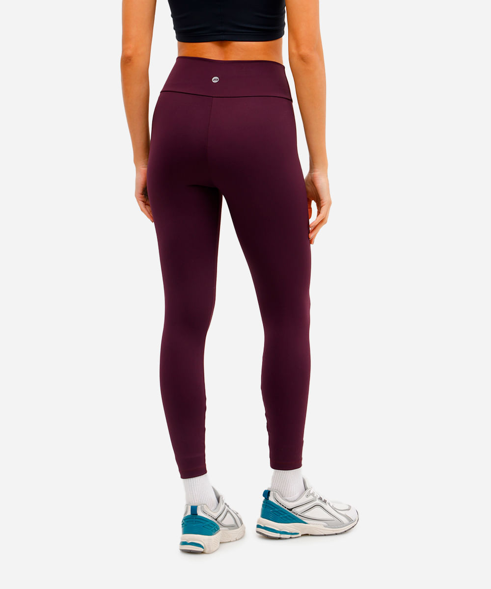 calça legging feminina esportiva roxa