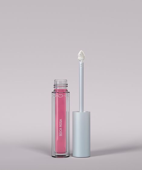 gloss boca rosa hidra lábios pétala translúcido