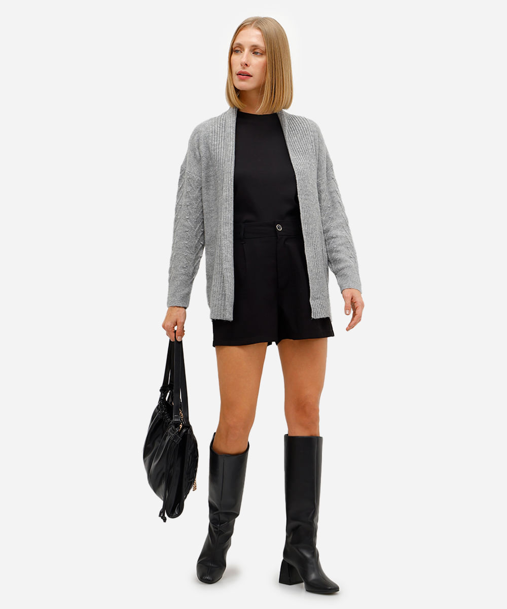 blusa feminina de algodão peruano preto