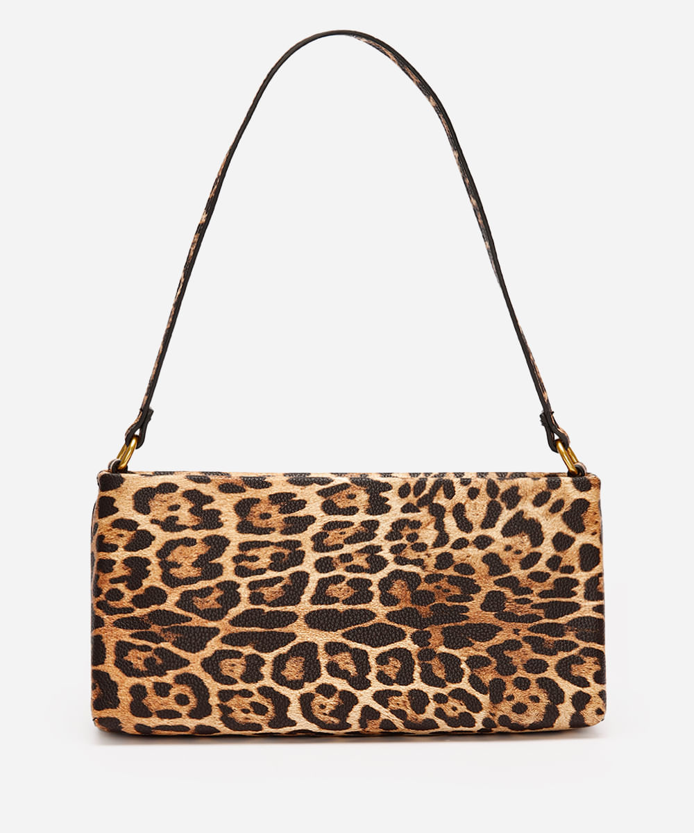 bolsa baguete onça  - multicor