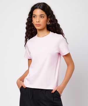camiseta feminina de algodão peruano slim mindset