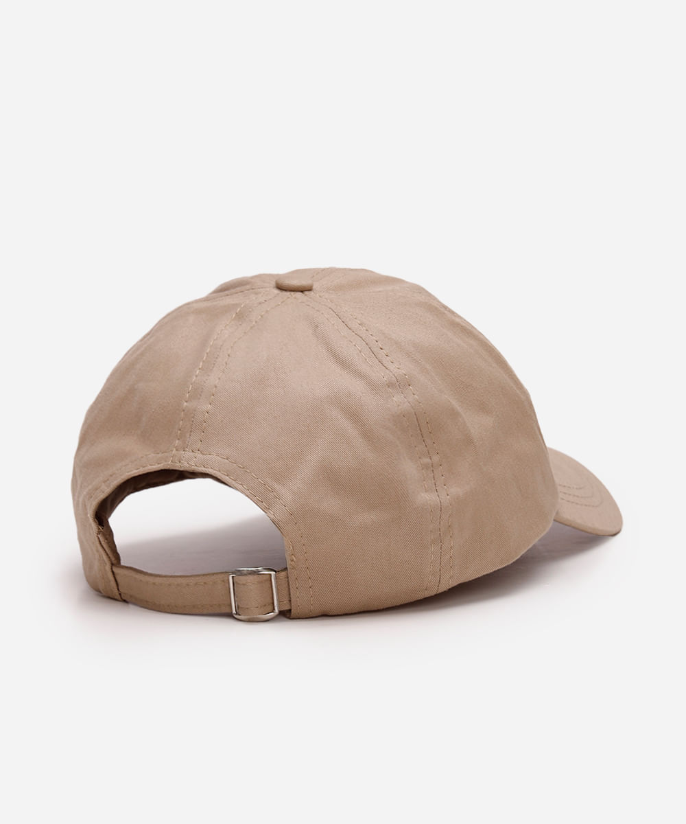 boné aba curva bordado tequila e tennis bege