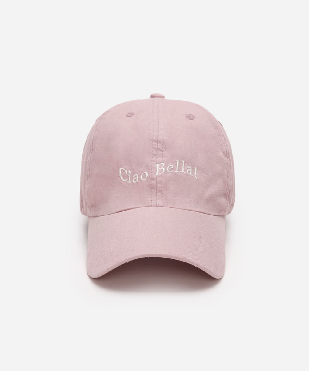 boné de sarja aba curva ciao bella rosa
