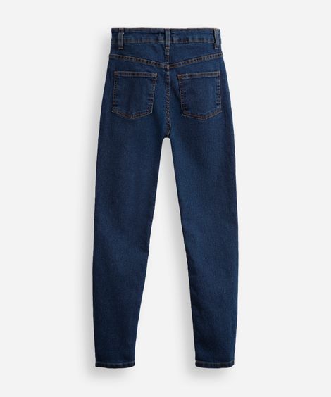 calça skinny juvenil jeans azul