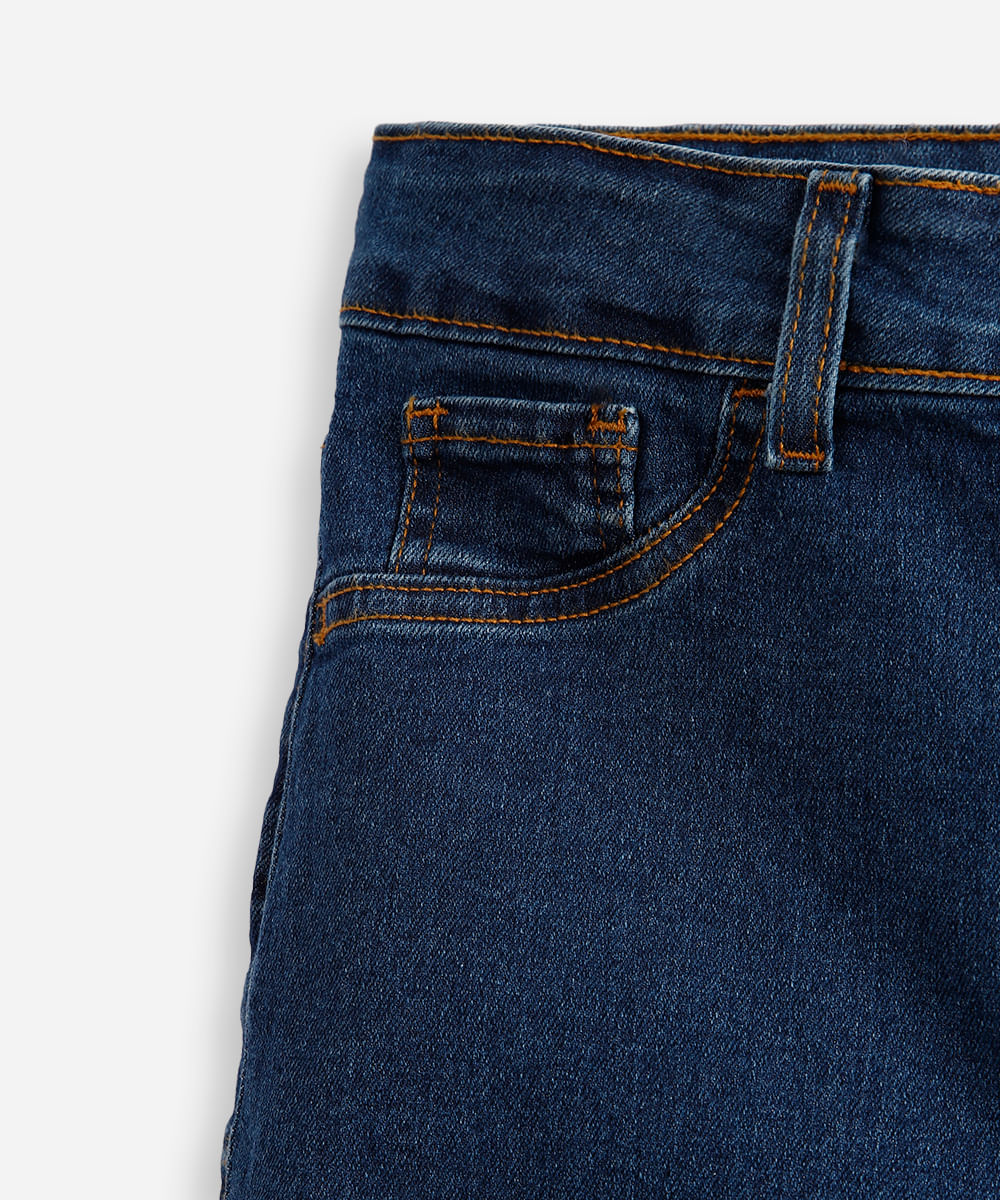 calça skinny juvenil jeans azul