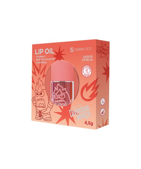 lip oil sabrina sato raiva divertidamente 4ml vermelho