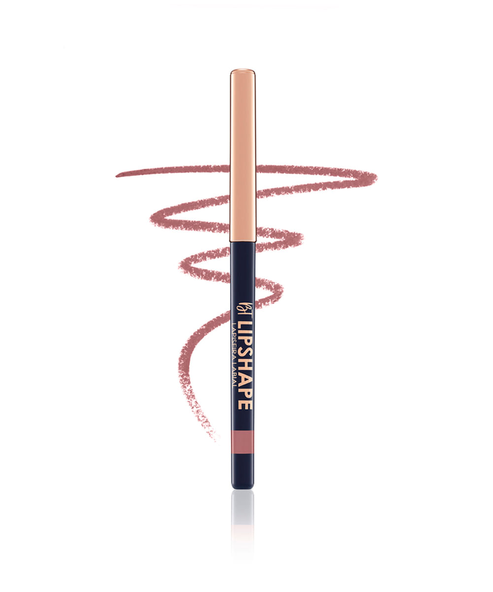 lápis labial bruna tavares lipshape rose brown